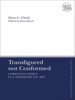 cover image of Transfigured not Conformed